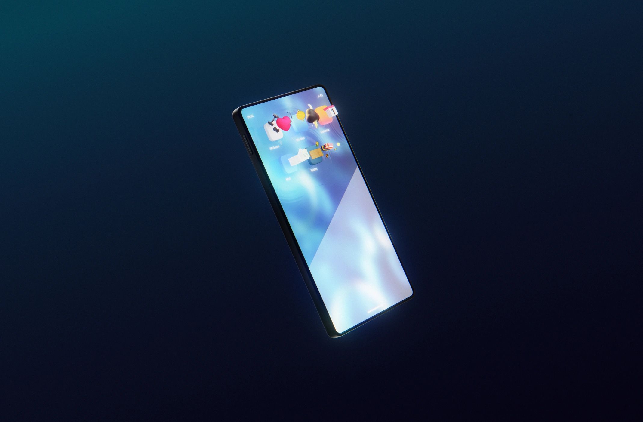 Smartphone display representing KP Mobile's modern mobile product range
